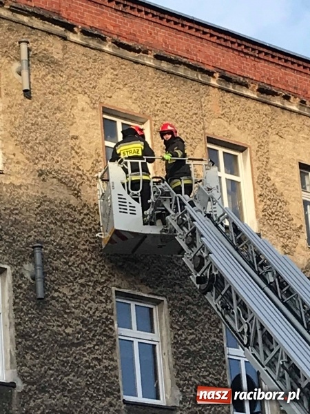 Zdjęcie w galerii na portalu naszraciborz.pl: Trzy zastępy strażaków w akcji na Opawskiej FOTO wiadomości z regionu