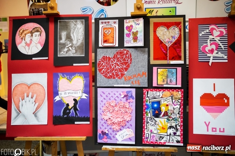 Zdjęcie w galerii na portalu naszraciborz.pl: Rozstrzygnięcie Powiatowego Konkursu Plastycznego Moja Walentynka wiadomości z regionu
