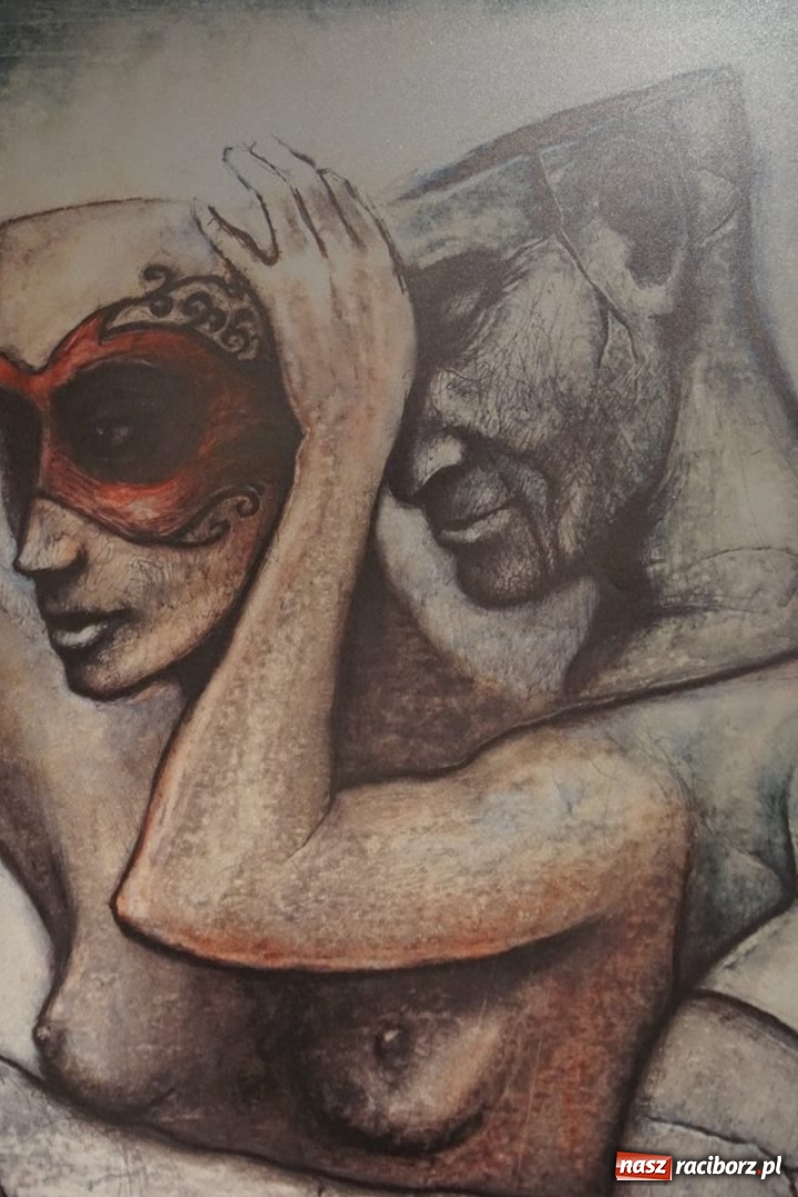 Zdjęcie w galerii na portalu naszraciborz.pl: Wystawa Pastele Sławka Grucy w RCI wiadomości z regionu