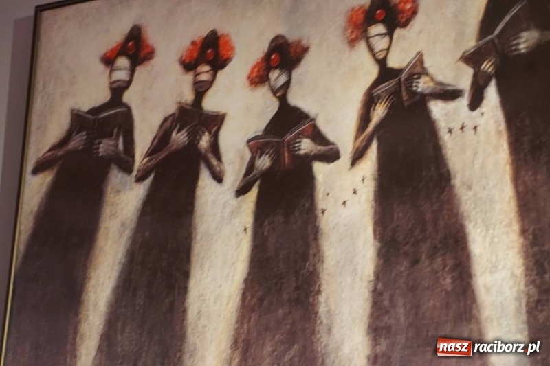 Zdjęcie w galerii na portalu naszraciborz.pl: Wystawa Pastele Sławka Grucy w RCI wiadomości z regionu