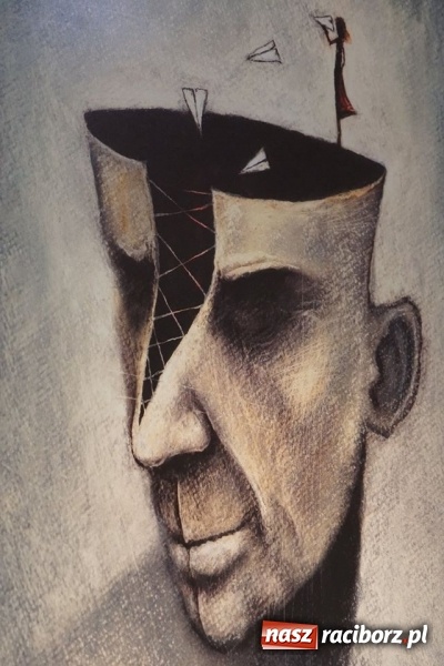 Zdjęcie w galerii na portalu naszraciborz.pl: Wystawa Pastele Sławka Grucy w RCI wiadomości z regionu