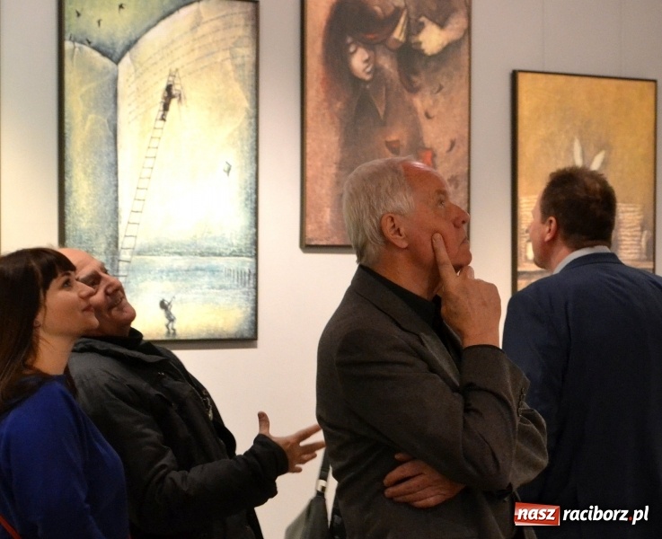 Zdjęcie w galerii na portalu naszraciborz.pl: Wystawa Pastele Sławka Grucy w RCI wiadomości z regionu