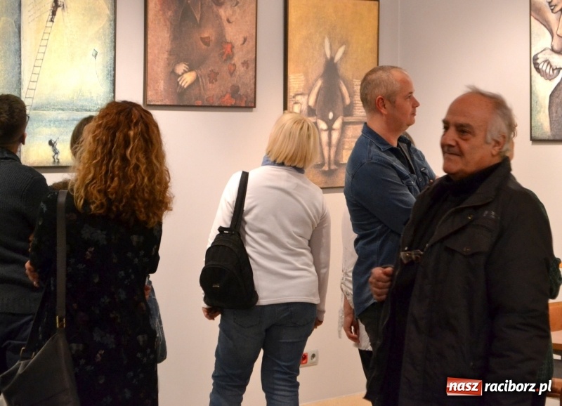 Zdjęcie w galerii na portalu naszraciborz.pl: Wystawa Pastele Sławka Grucy w RCI wiadomości z regionu