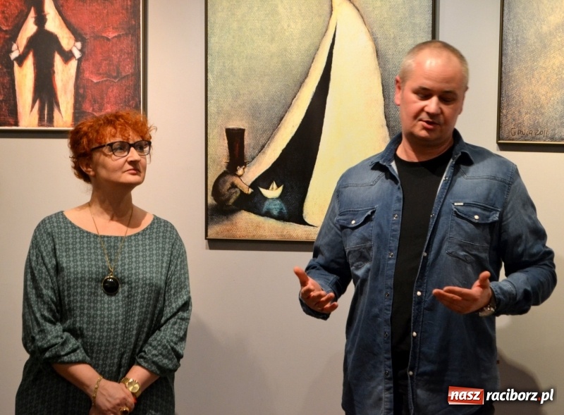 Zdjęcie w galerii na portalu naszraciborz.pl: Wystawa Pastele Sławka Grucy w RCI wiadomości z regionu