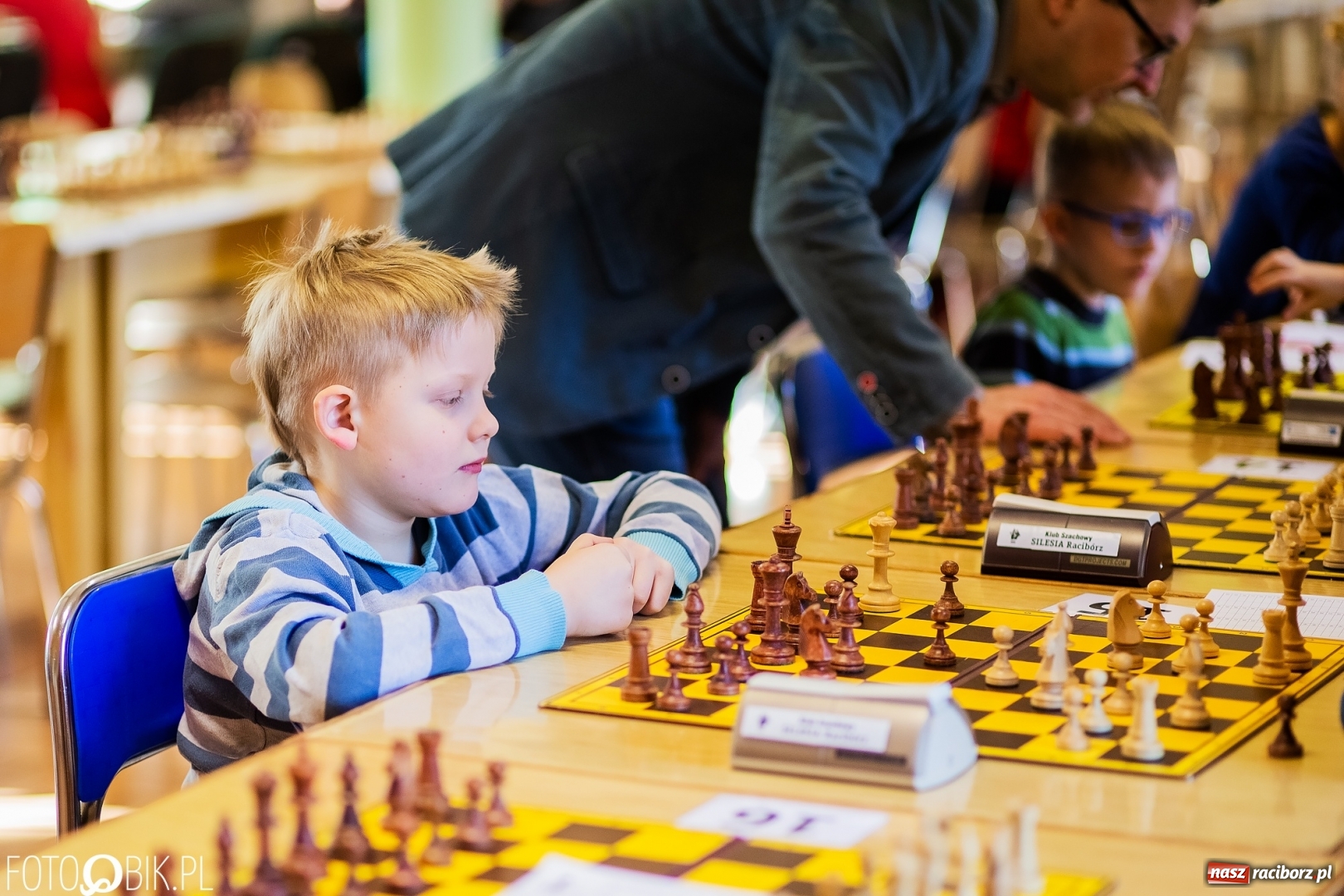 Zdjęcie w galerii na portalu naszraciborz.pl: Szachowy Turniej dzieci do lat 8 i 11. Stawką Puchar Prezydenta wiadomości z regionu