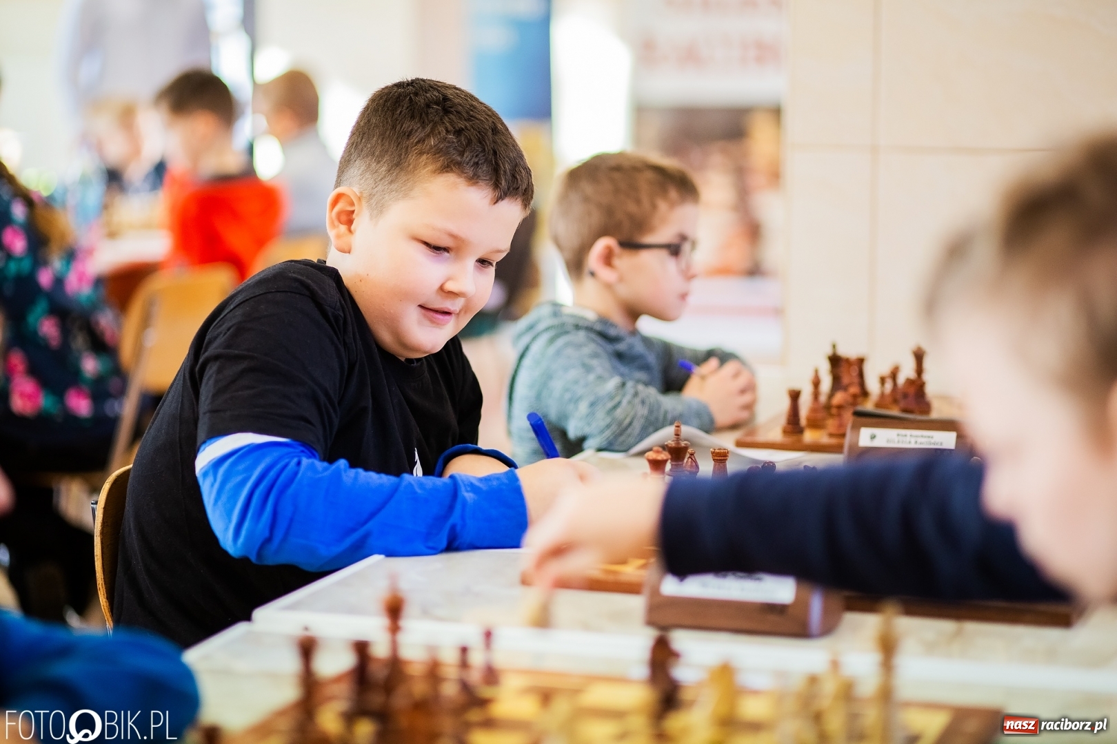 Zdjęcie w galerii na portalu naszraciborz.pl: Szachowy Turniej dzieci do lat 8 i 11. Stawką Puchar Prezydenta wiadomości z regionu