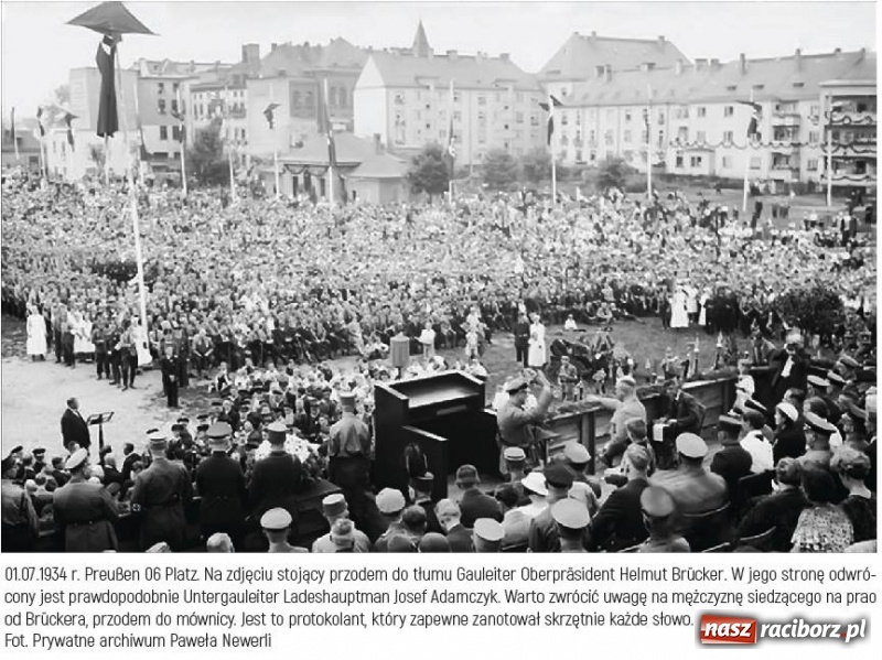Zdjęcie w galerii na portalu naszraciborz.pl: Nazistowska przeszłość Raciborza. Historia pewnego zdjęcia  wiadomości z regionu