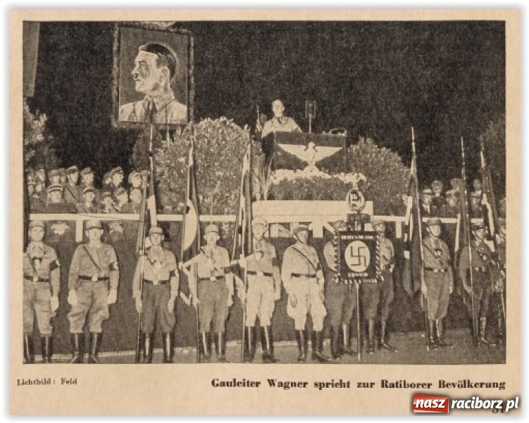 Zdjęcie w galerii na portalu naszraciborz.pl: Nazistowska przeszłość Raciborza. Historia pewnego zdjęcia  wiadomości z regionu