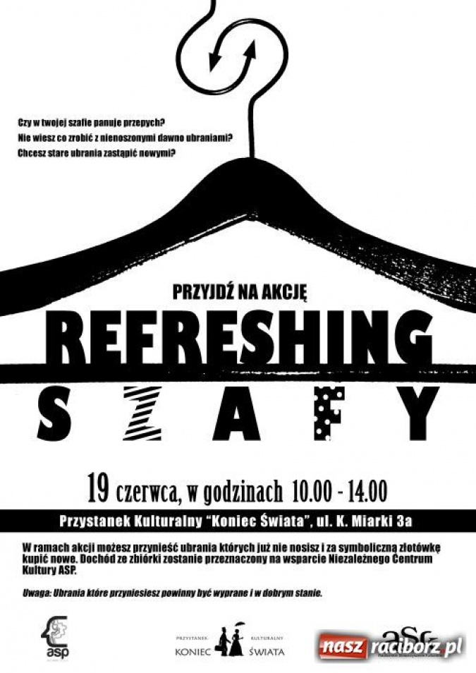 Zdjęcie w galerii na portalu naszraciborz.pl: Refreshing Szafy na Końcu Świata wiadomości z regionu