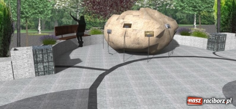 Zdjęcie w galerii na portalu naszraciborz.pl: Plac Zwycięstwa w Kuźni Raciborskiej zmienia swoje oblicze  wiadomości z regionu