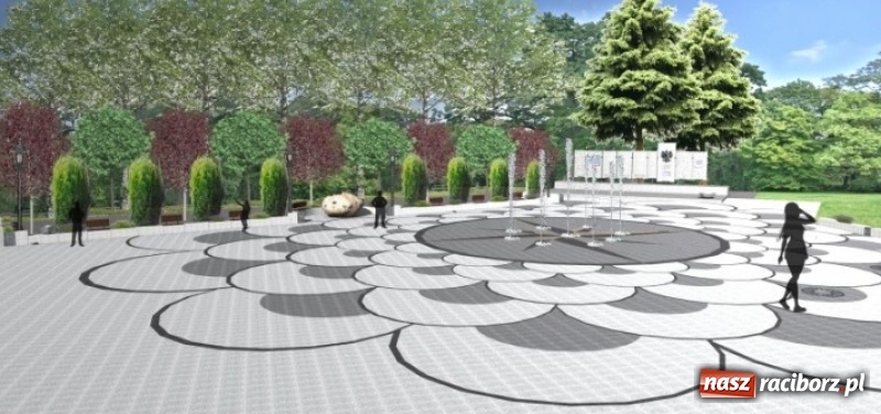 Zdjęcie w galerii na portalu naszraciborz.pl: Plac Zwycięstwa w Kuźni Raciborskiej zmienia swoje oblicze  wiadomości z regionu