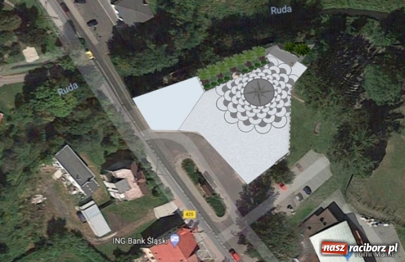 Zdjęcie w galerii na portalu naszraciborz.pl: Plac Zwycięstwa w Kuźni Raciborskiej zmienia swoje oblicze  wiadomości z regionu