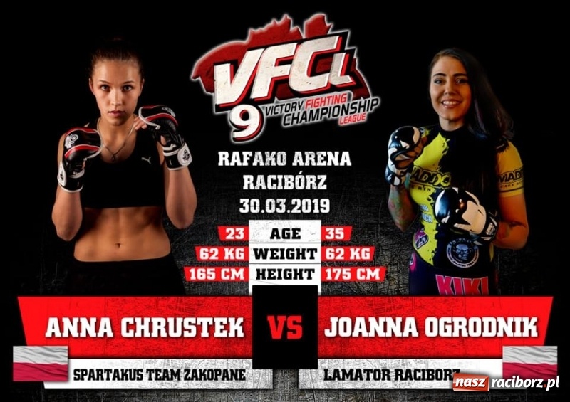 Zdjęcie w galerii na portalu naszraciborz.pl: Raciborzanka wyjdzie do walki na gali MMA w Arenie Rafako wiadomości z regionu