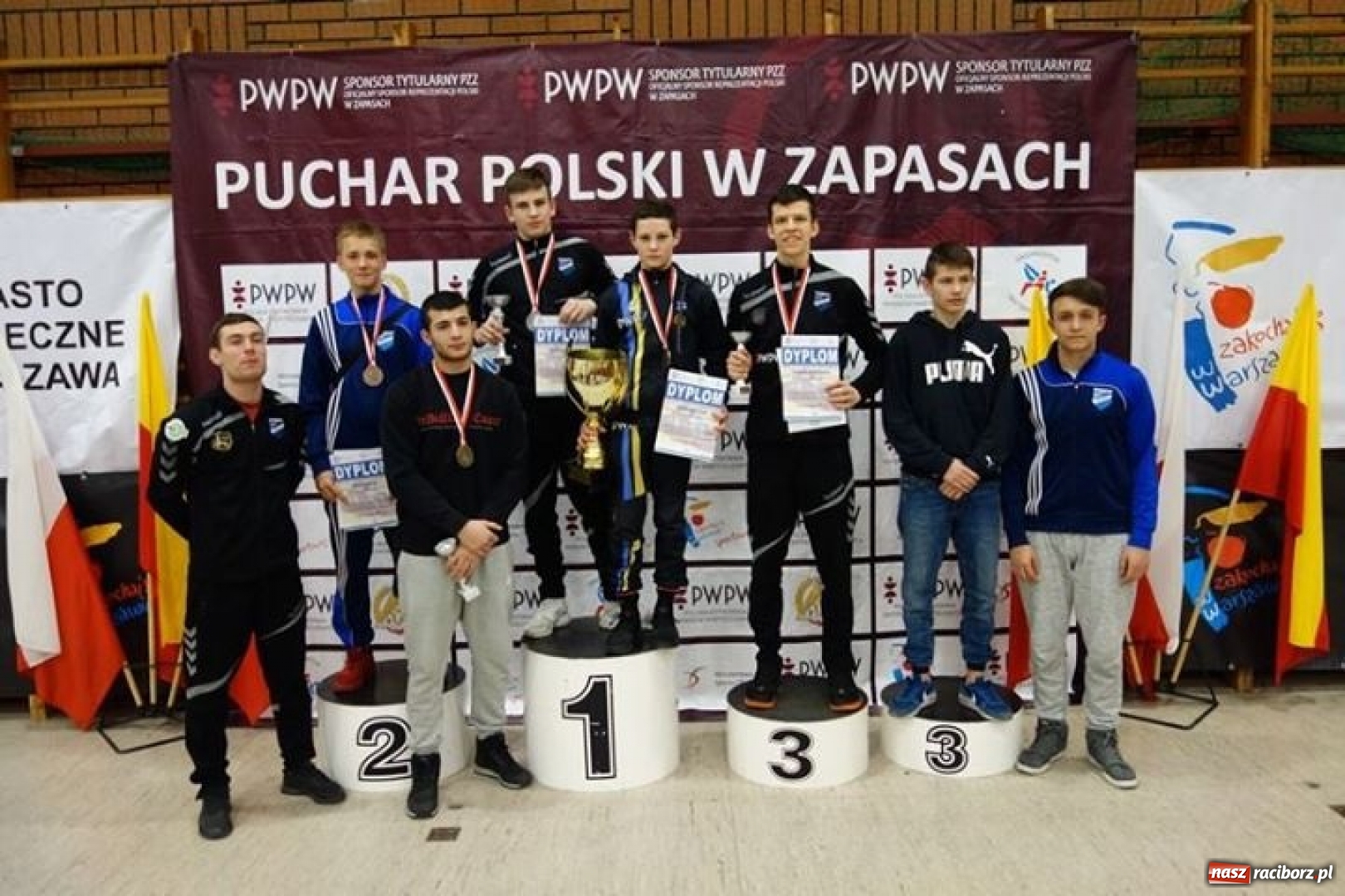 Zdjęcie w galerii na portalu naszraciborz.pl: Świetny występ zapaśników raciborskiej Unii podczas Pucharu Polski w Warszawie wiadomości z regionu