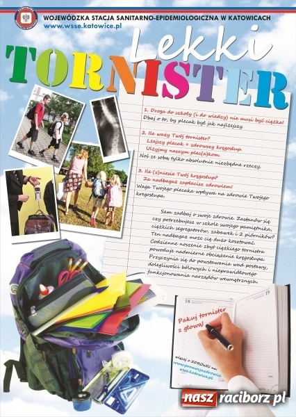 Zdjęcie w galerii na portalu naszraciborz.pl: Raciborski Sanepid prowadzi działania profilaktyczne w zakresie wad postawy, czyli Lekki Tornister w każdej szkole wiadomości z regionu