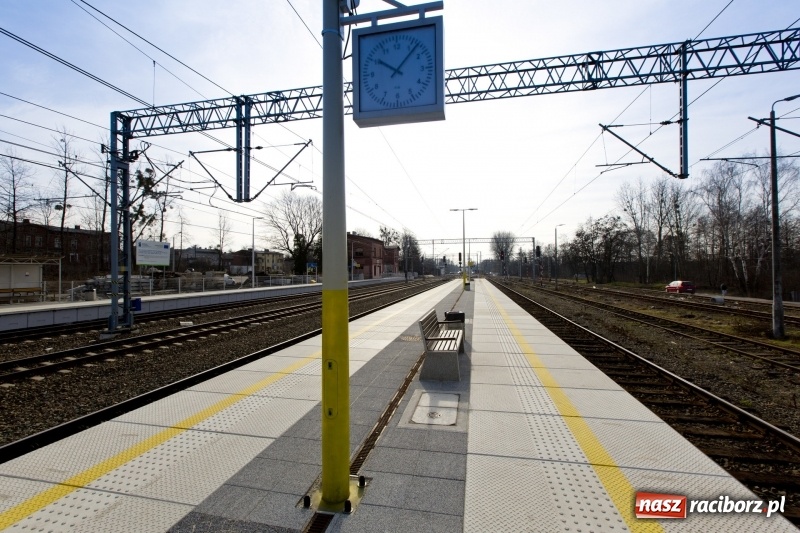 Zdjęcie w galerii na portalu naszraciborz.pl: Na stacjach są już nowe perony. Podróże na trasie Chybie -Żory-Rybnik-Nędza stały się lepsze wiadomości z regionu