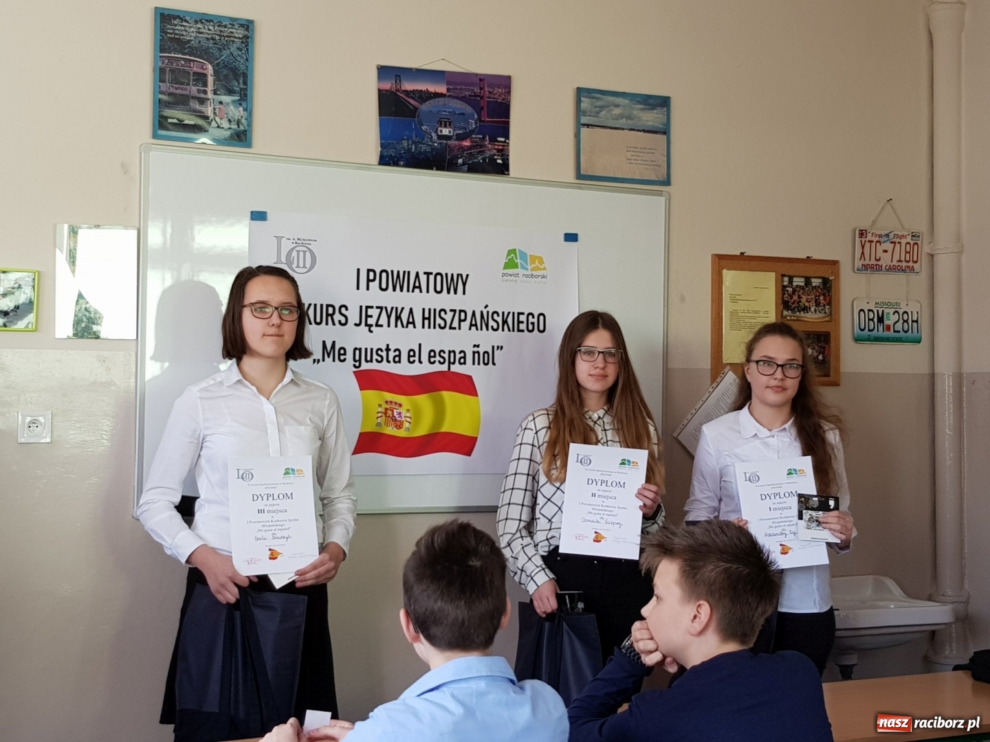 Zdjęcie w galerii na portalu naszraciborz.pl: Lubię hiszpański. Konkurs w II LO  wiadomości z regionu