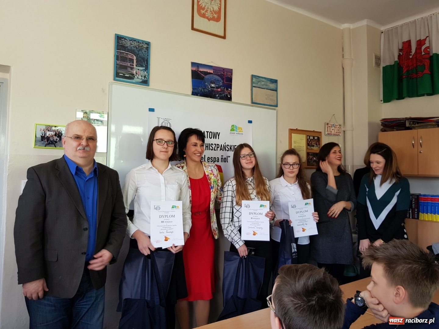 Zdjęcie w galerii na portalu naszraciborz.pl: Lubię hiszpański. Konkurs w II LO  wiadomości z regionu