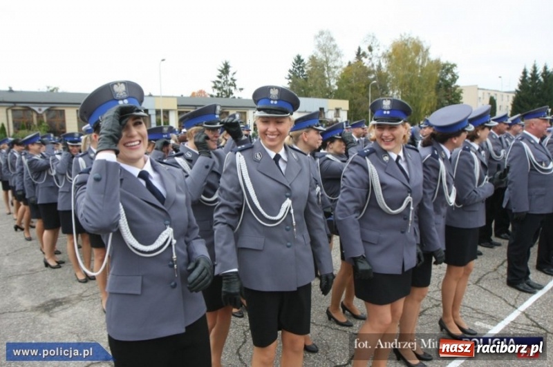 Zdjęcie w galerii na portalu naszraciborz.pl: Kobieca twarz polskiej policji  wiadomości z regionu