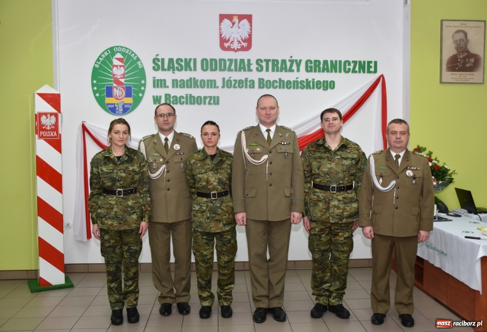 Zdjęcie w galerii na portalu naszraciborz.pl: Śląskich pograniczników odwiedził wnuk ich patrona  wiadomości z regionu