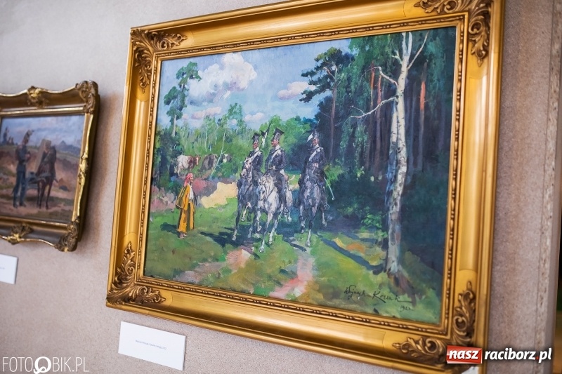 Zdjęcie w galerii na portalu naszraciborz.pl: Juliusz i Wojciech Kossak w Raciborzu. Historyczne malarstwo w pałacyku Rafako wiadomości z regionu