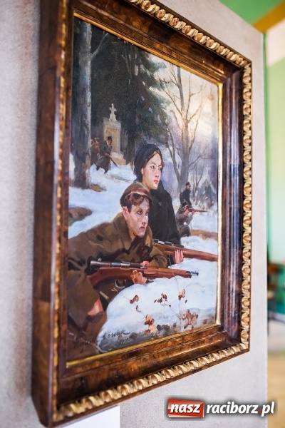 Zdjęcie w galerii na portalu naszraciborz.pl: Juliusz i Wojciech Kossak w Raciborzu. Historyczne malarstwo w pałacyku Rafako wiadomości z regionu