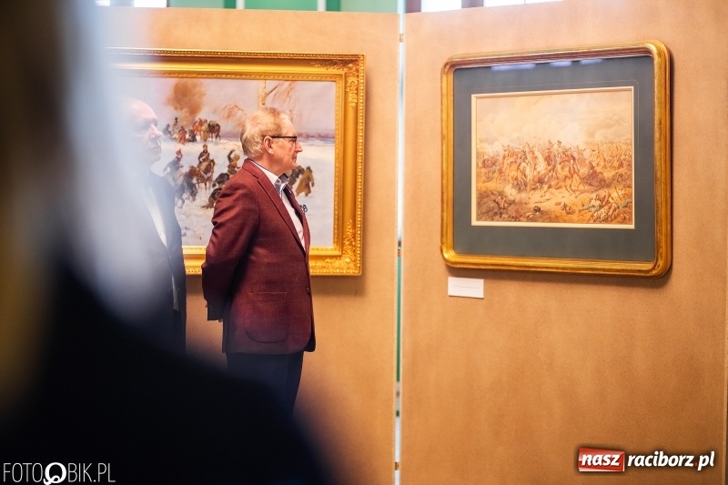 Zdjęcie w galerii na portalu naszraciborz.pl: Juliusz i Wojciech Kossak w Raciborzu. Historyczne malarstwo w pałacyku Rafako wiadomości z regionu