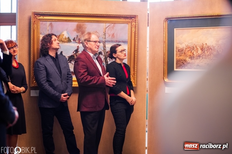 Zdjęcie w galerii na portalu naszraciborz.pl: Juliusz i Wojciech Kossak w Raciborzu. Historyczne malarstwo w pałacyku Rafako wiadomości z regionu