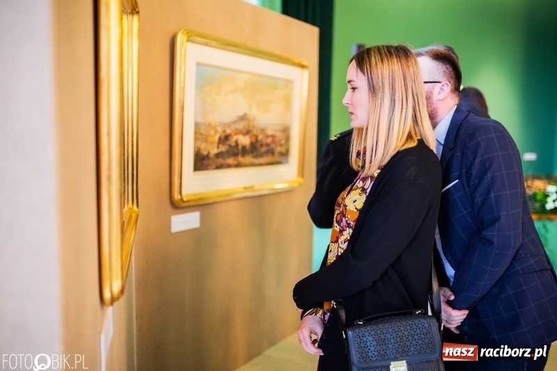 Zdjęcie w galerii na portalu naszraciborz.pl: Juliusz i Wojciech Kossak w Raciborzu. Historyczne malarstwo w pałacyku Rafako wiadomości z regionu