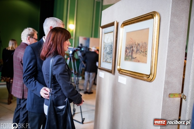 Zdjęcie w galerii na portalu naszraciborz.pl: Juliusz i Wojciech Kossak w Raciborzu. Historyczne malarstwo w pałacyku Rafako wiadomości z regionu