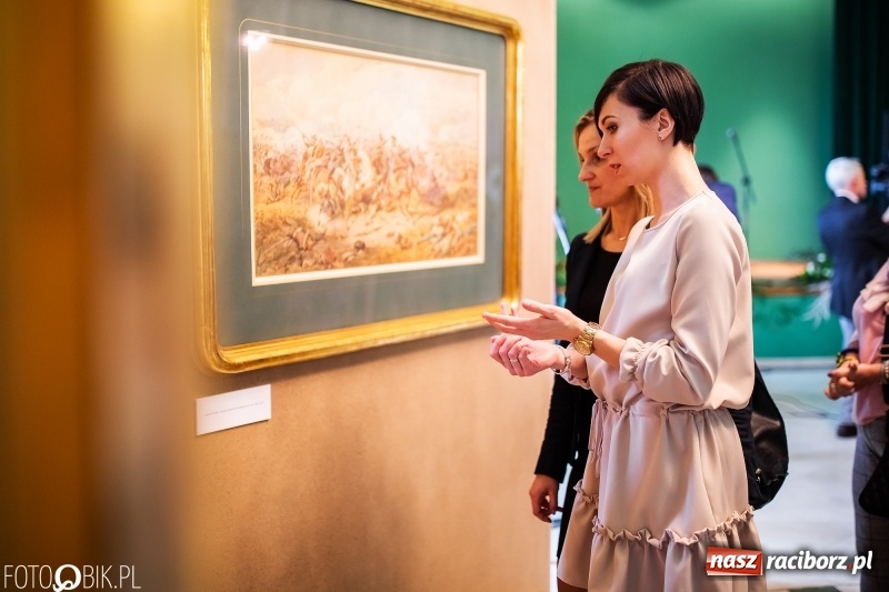 Zdjęcie w galerii na portalu naszraciborz.pl: Juliusz i Wojciech Kossak w Raciborzu. Historyczne malarstwo w pałacyku Rafako wiadomości z regionu