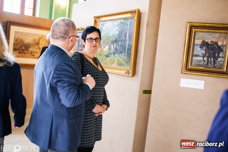 Zdjęcie w galerii na portalu naszraciborz.pl: Juliusz i Wojciech Kossak w Raciborzu. Historyczne malarstwo w pałacyku Rafako wiadomości z regionu