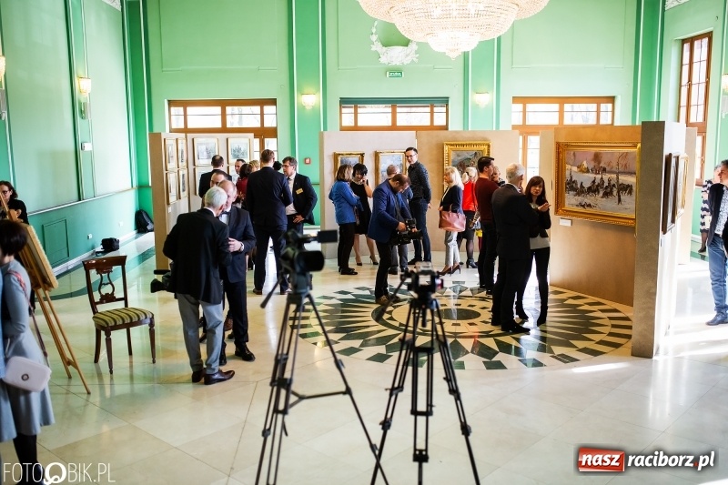 Zdjęcie w galerii na portalu naszraciborz.pl: Juliusz i Wojciech Kossak w Raciborzu. Historyczne malarstwo w pałacyku Rafako wiadomości z regionu