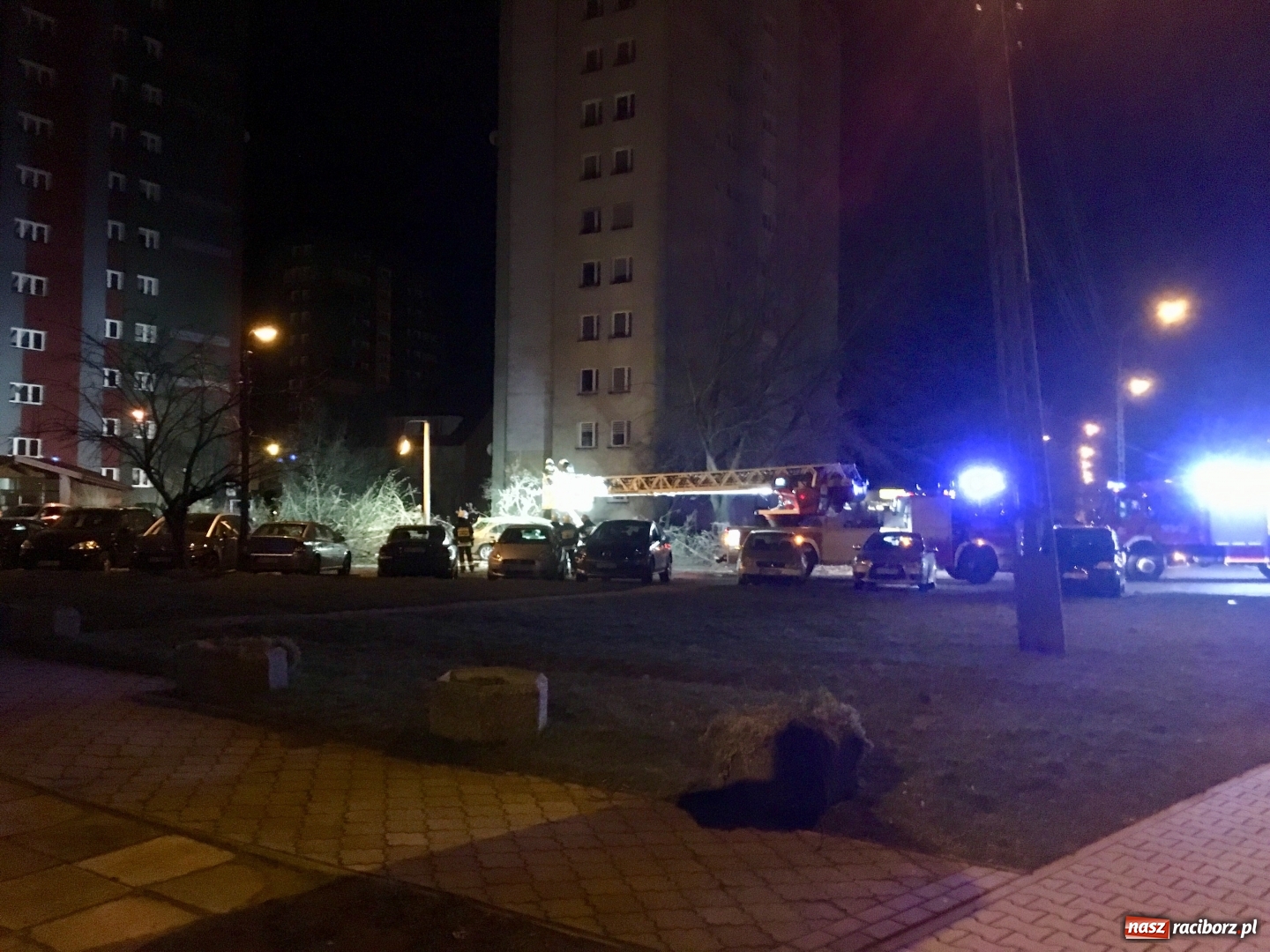 Zdjęcie w galerii na portalu naszraciborz.pl: To był nocny Armagedon. Strażacy mieli pełne ręce roboty. Ponad 60 wezwań FOTO wiadomości z regionu