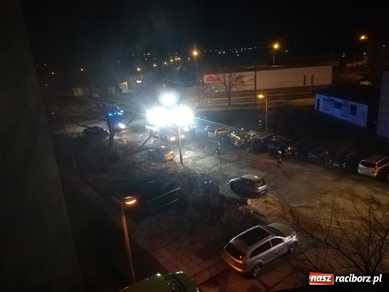 Zdjęcie w galerii na portalu naszraciborz.pl: To był nocny Armagedon. Strażacy mieli pełne ręce roboty. Ponad 60 wezwań FOTO wiadomości z regionu