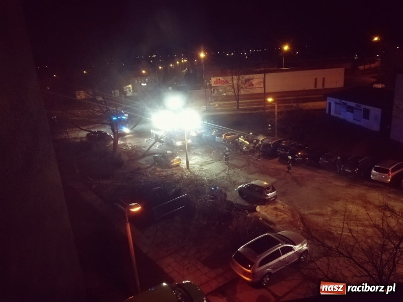 Zdjęcie w galerii na portalu naszraciborz.pl: To był nocny Armagedon. Strażacy mieli pełne ręce roboty. Ponad 60 wezwań FOTO wiadomości z regionu