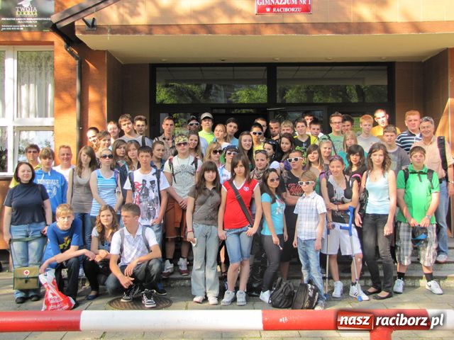 Zdjęcie w galerii na portalu naszraciborz.pl: Szwajcarzy w Gimnazjum nr 1 wiadomości z regionu