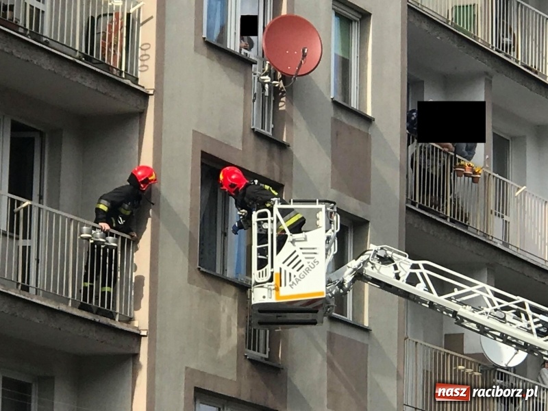 Zdjęcie w galerii na portalu naszraciborz.pl: Akcja strażaków na Opawskiej wiadomości z regionu