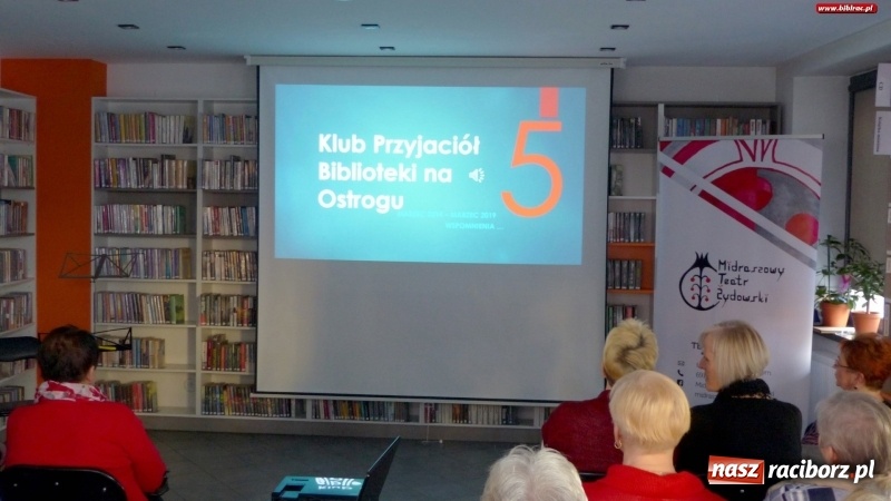 Zdjęcie w galerii na portalu naszraciborz.pl: Huczne 5. urodziny Klubu Przyjaciół Biblioteki na Ostrogu wiadomości z regionu