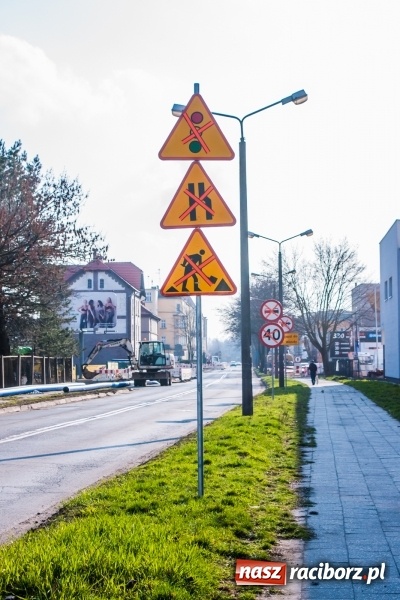 Zdjęcie w galerii na portalu naszraciborz.pl: Uwaga kierowcy! Ruszył remont ulicy Łąkowej i Kościuszki [FOTO i WIDEO] wiadomości z regionu