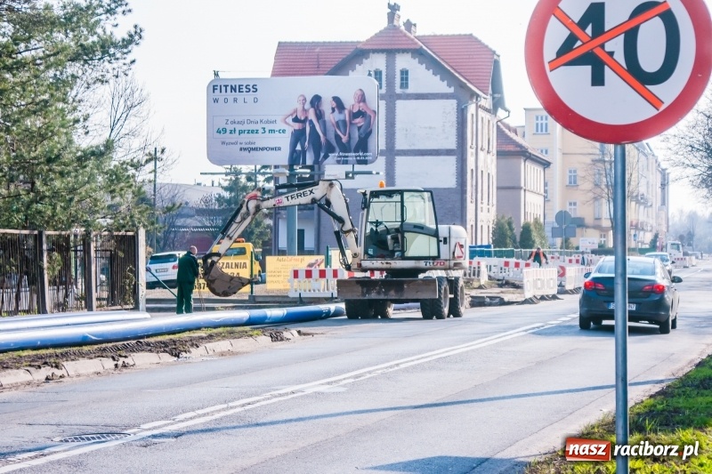 Zdjęcie w galerii na portalu naszraciborz.pl: Uwaga kierowcy! Ruszył remont ulicy Łąkowej i Kościuszki [FOTO i WIDEO] wiadomości z regionu