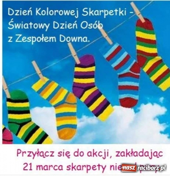 Zdjęcie w galerii na portalu naszraciborz.pl: Raciborski MDK dołączył do akcji Kolorowe Skarpety wiadomości z regionu
