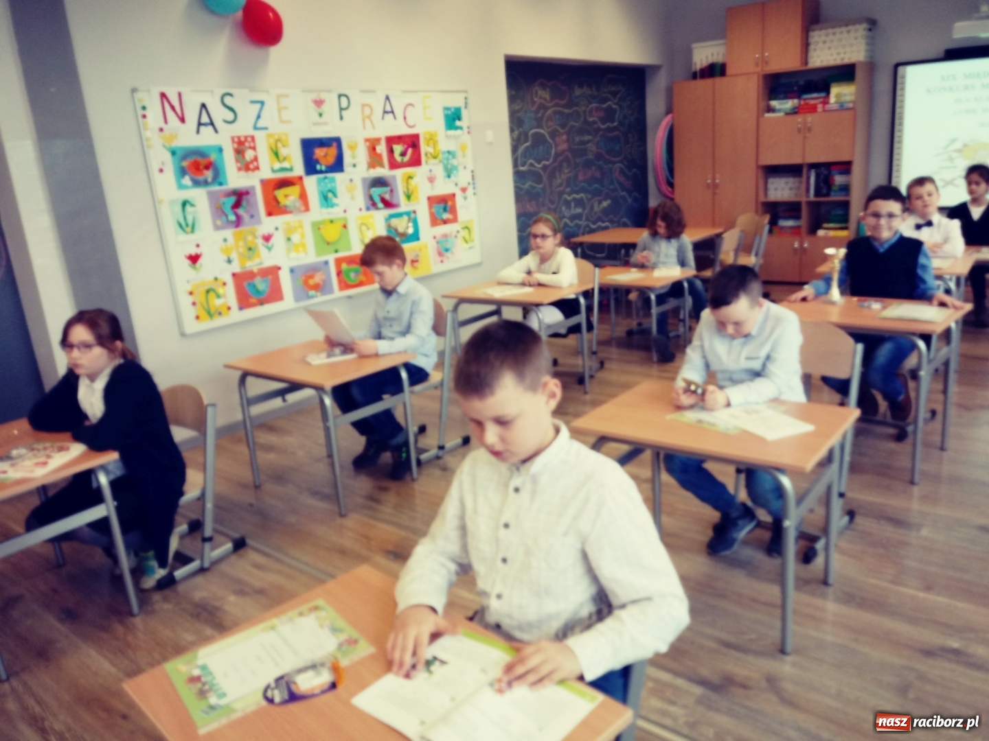 Zdjęcie w galerii na portalu naszraciborz.pl: Lubię matematykę. XIX zmagania w SP 1  wiadomości z regionu