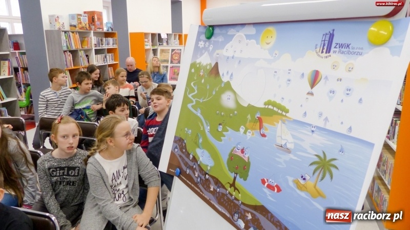 Zdjęcie w galerii na portalu naszraciborz.pl: Światowy Dzień Wody z raciborskim ZWiK w bibliotece wiadomości z regionu