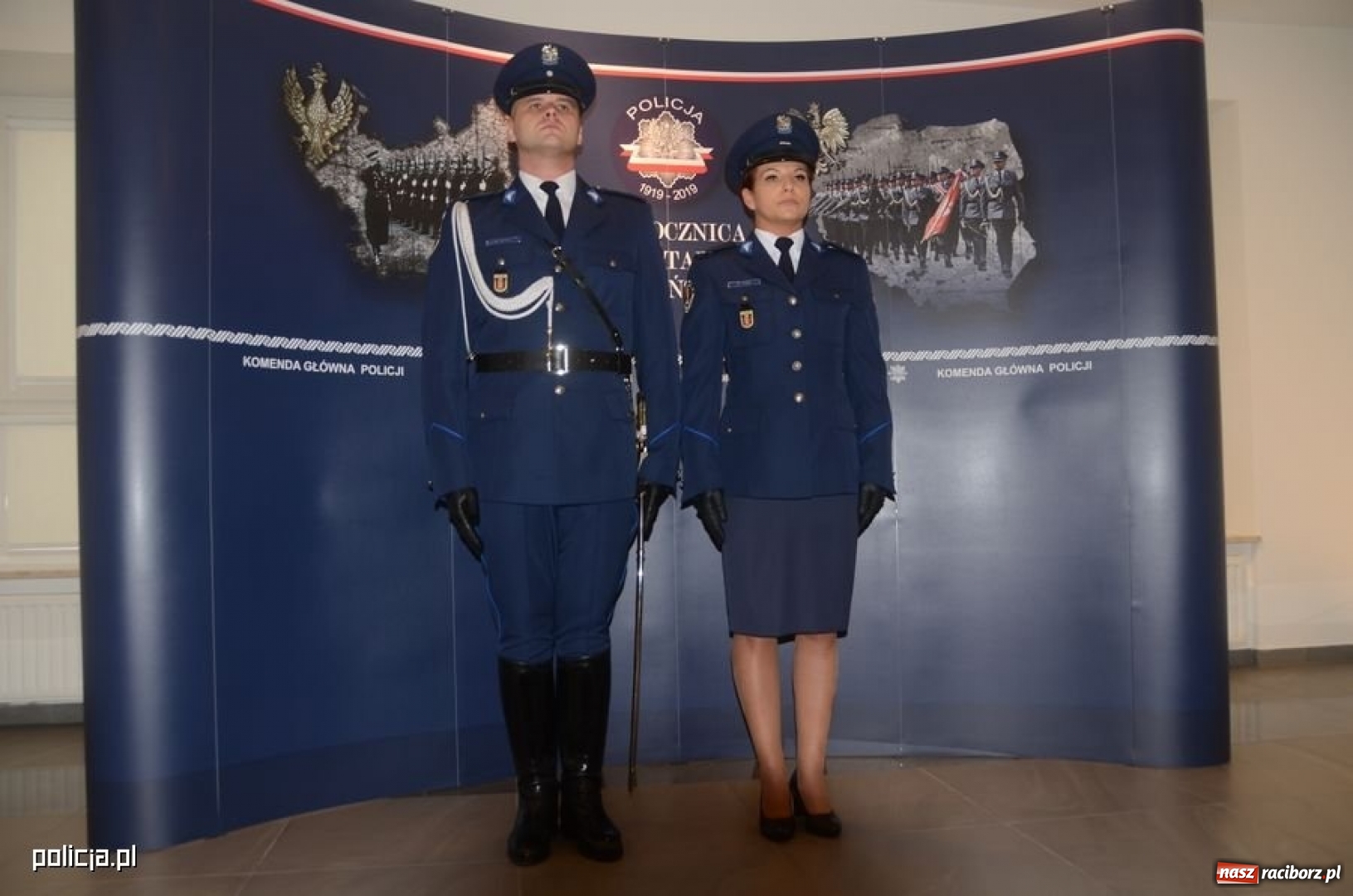 Zdjęcie w galerii na portalu naszraciborz.pl: Nowe mundury na 100-lecie policji [FOTO]  wiadomości z regionu