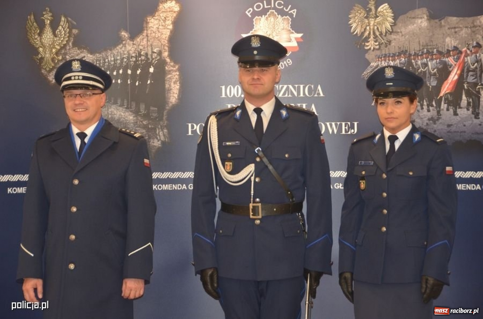 Zdjęcie w galerii na portalu naszraciborz.pl: Nowe mundury na 100-lecie policji [FOTO]  wiadomości z regionu