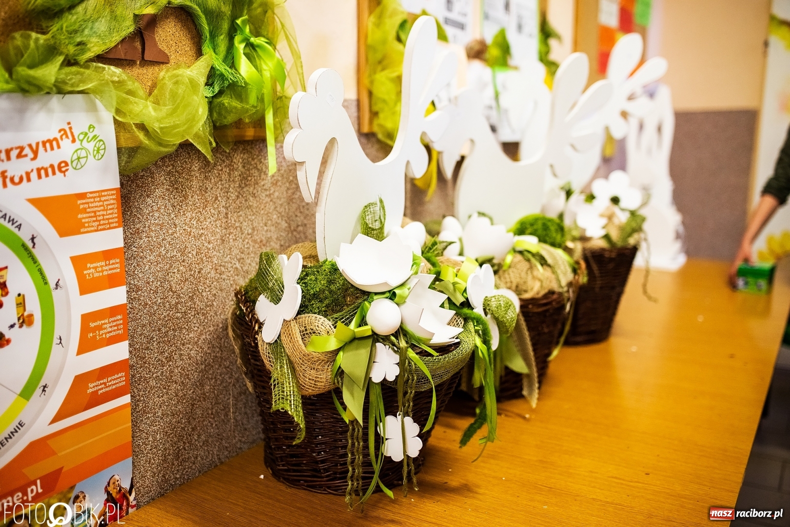 Zdjęcie w galerii na portalu naszraciborz.pl: Kiermasz Wielkanocny w Zespole Szkolno-Przedszkolnym w Borucinie wiadomości z regionu