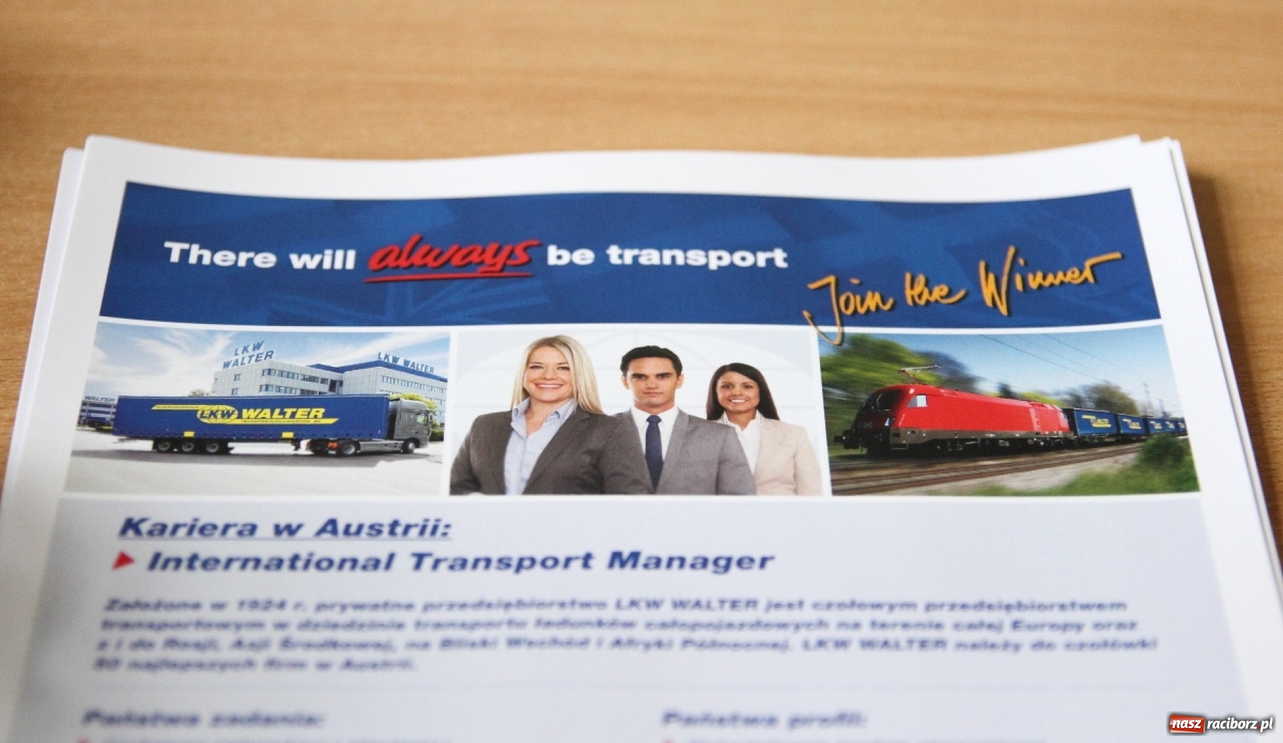 Zdjęcie w galerii na portalu naszraciborz.pl: Ekonomik podpisał umowę o współpracy z firmą logistyczną wiadomości z regionu