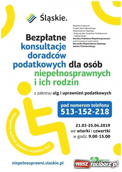 Zdjęcie w galerii na portalu naszraciborz.pl: Ruszyła dziesiąta edycja akcji Doradcy Podatkowi Niepełnosprawnym wiadomości z regionu