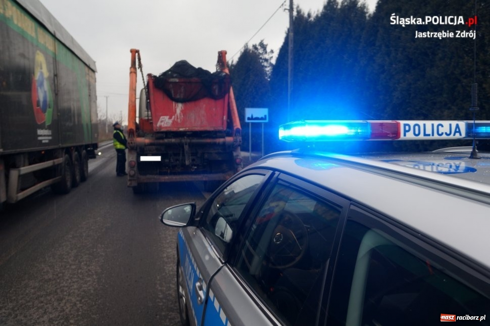 Zdjęcie w galerii na portalu naszraciborz.pl: Policja ostrzega przed nielegalnym składowaniem odpadów. Więcej kontroli, więcej kar! wiadomości z regionu